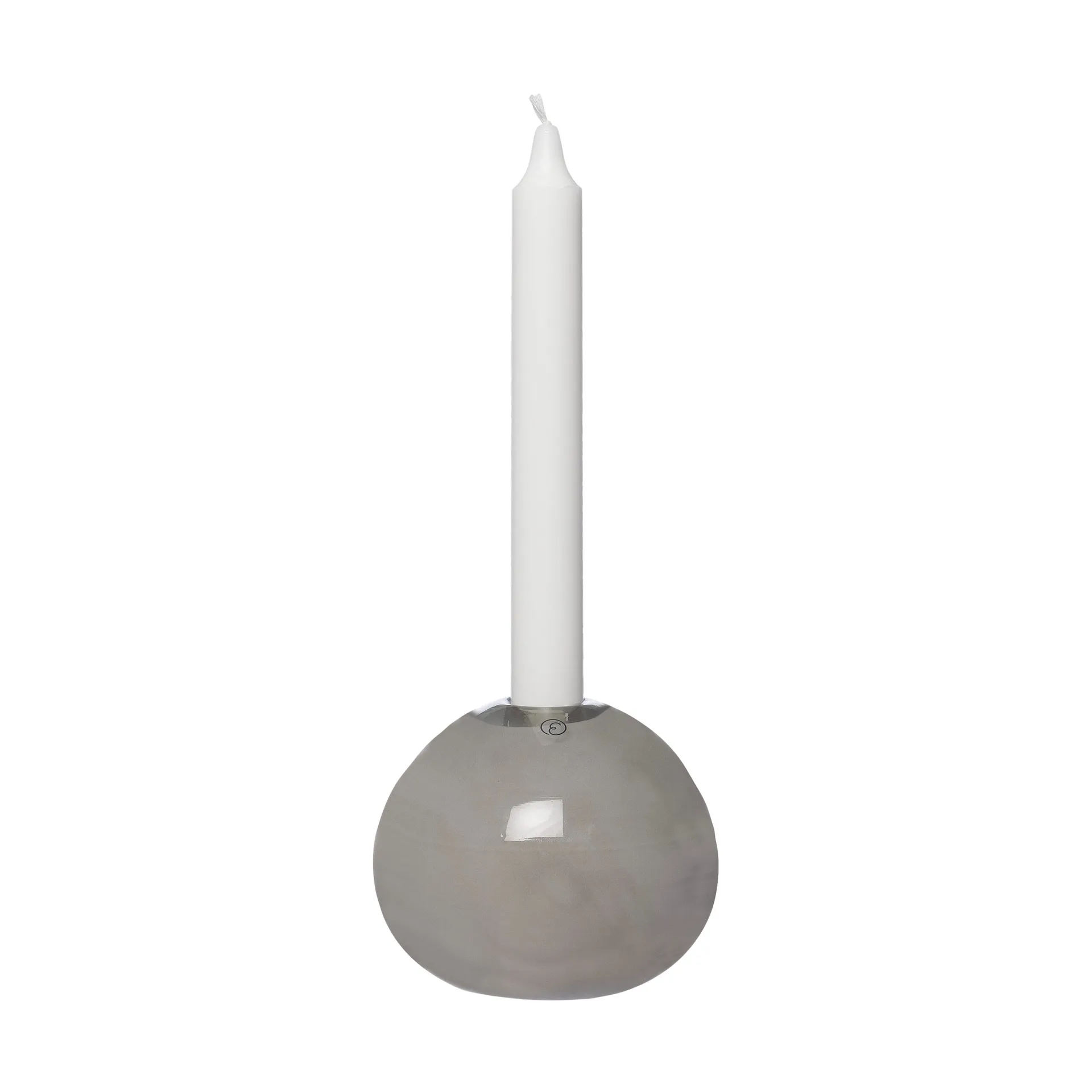 Ernst candle holder glass Ø11 cm, Green ERNST