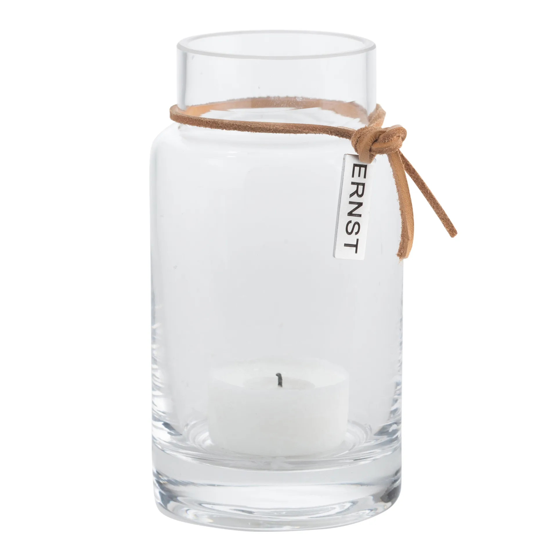 Ernst candle holder H12cm Ø5cm, clear ERNST
