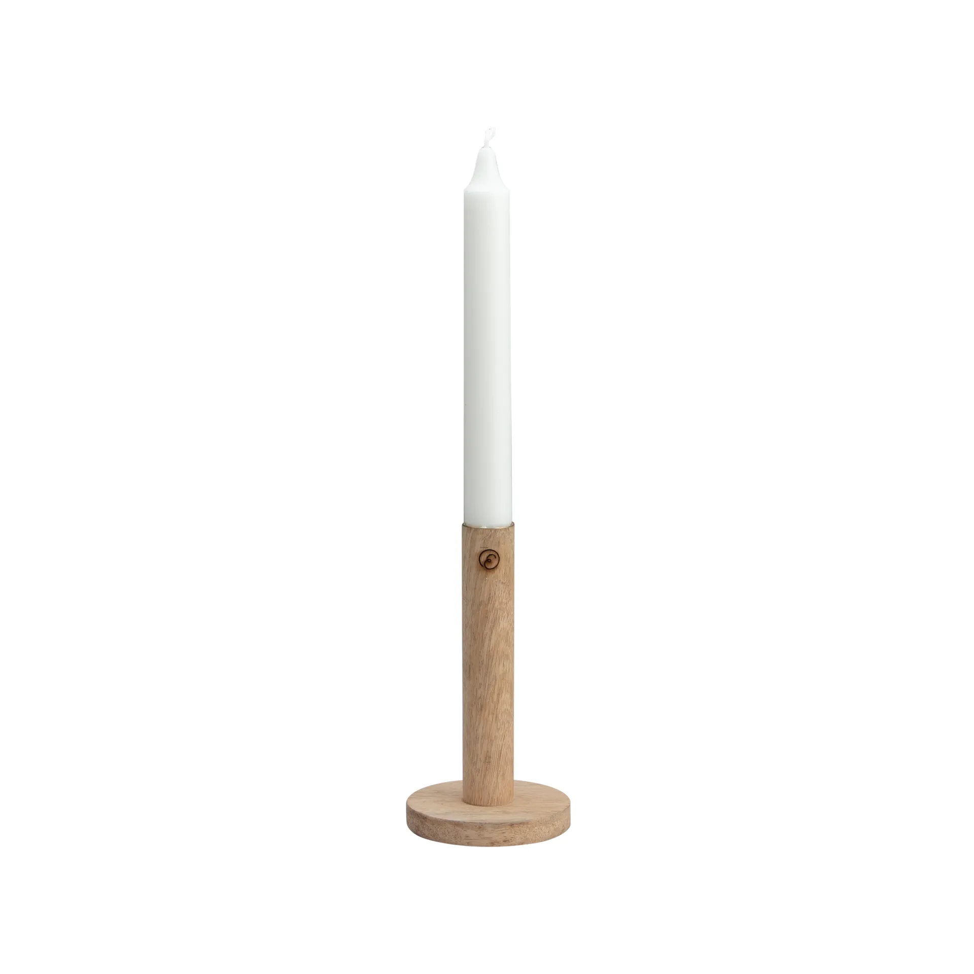 Ernst candle sticks made of wood 15 cm, nature ERNST