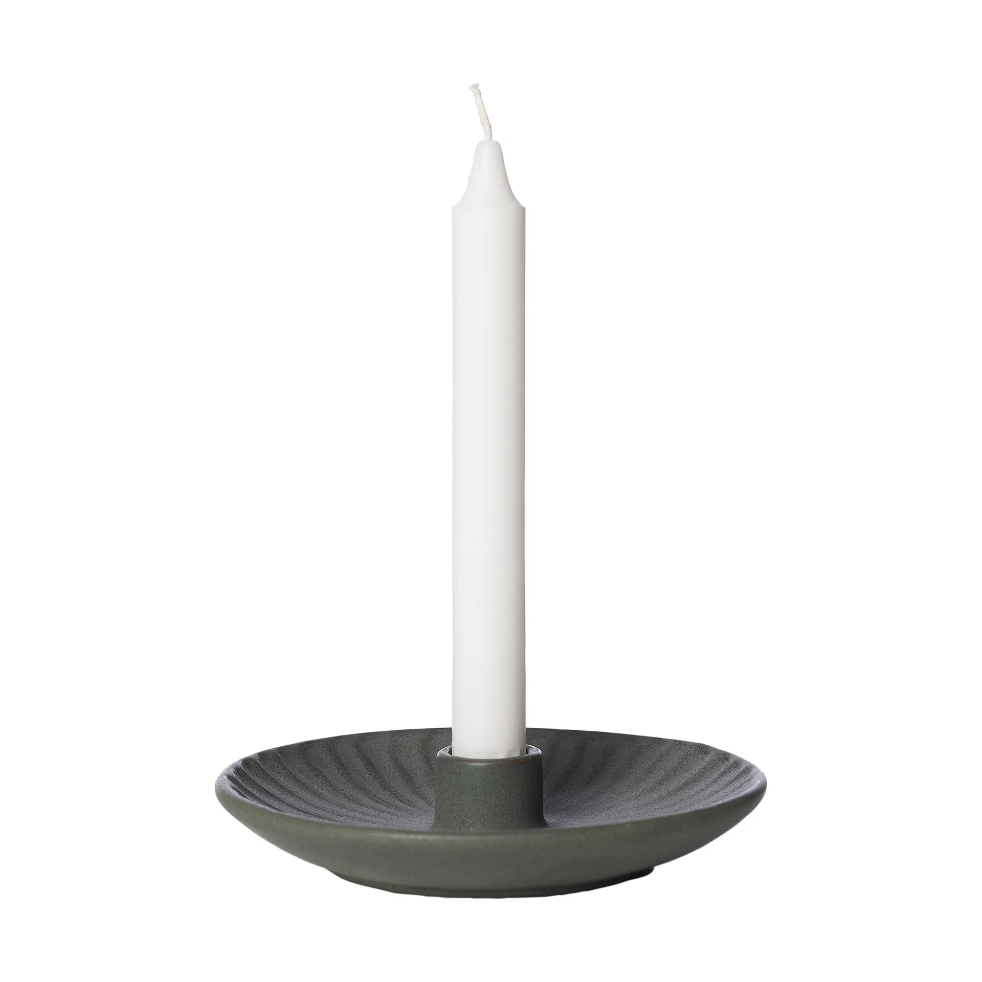 Ernst candle tray-candlestick, Petrol ERNST