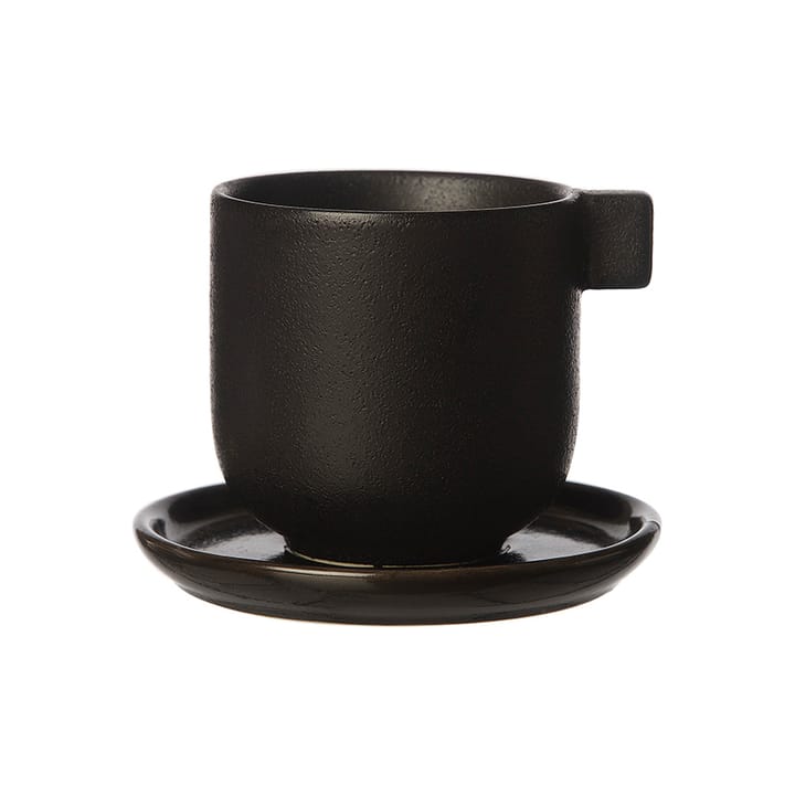 Ernst coffee cup with saucer 8.5 cm, Black ERNST