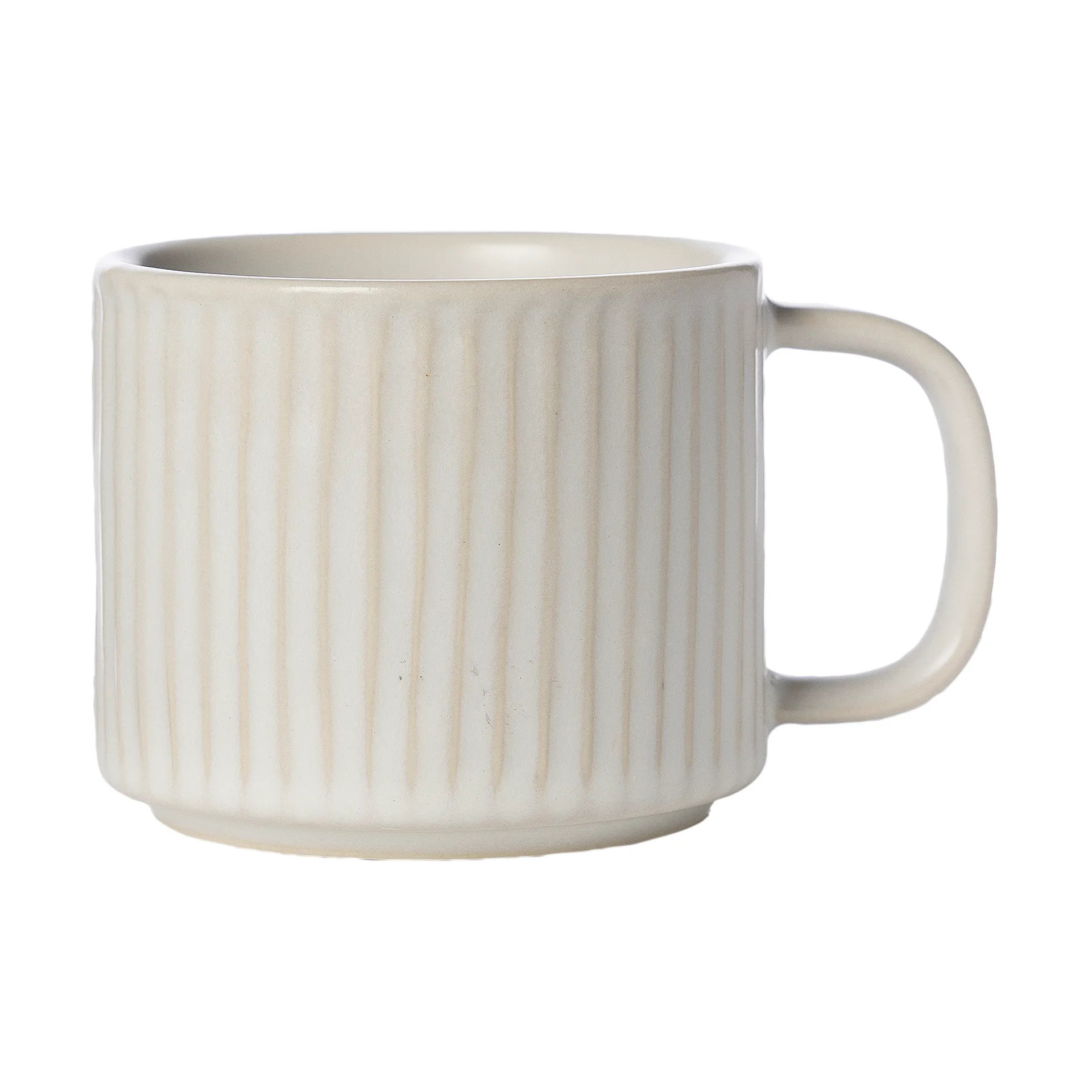 Ernst cup ribbed 26 cl, Off-white ERNST