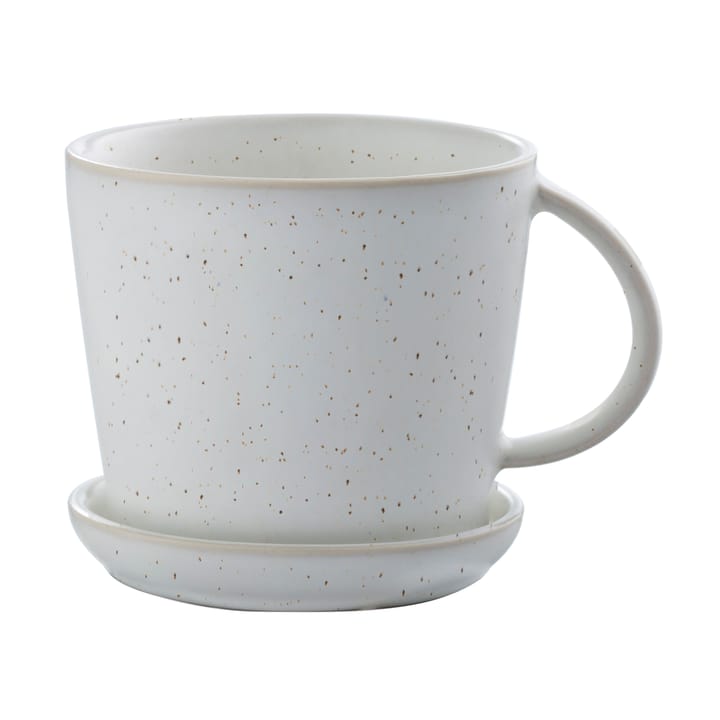 Ernst cup with saucer 8.5 cm, White-speckled ERNST