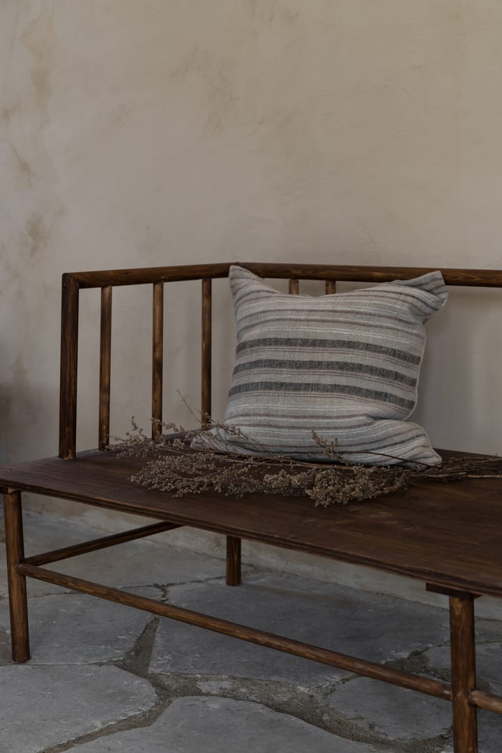 Ernst cushion cover linen-jute striped, 50x50 cm ERNST