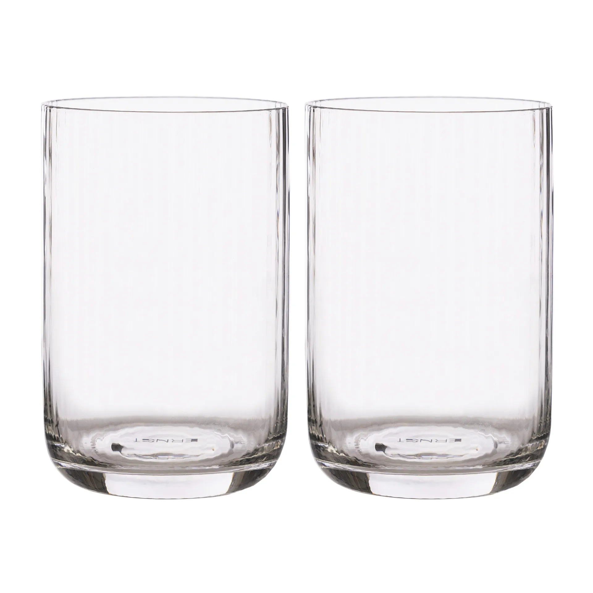 Ernst drinking glass ribbed 2-pack, 50 cl ERNST
