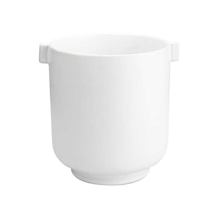 Ernst flower pot with handle white sand Ø19.5 cm - 22,5 cm - ERNST