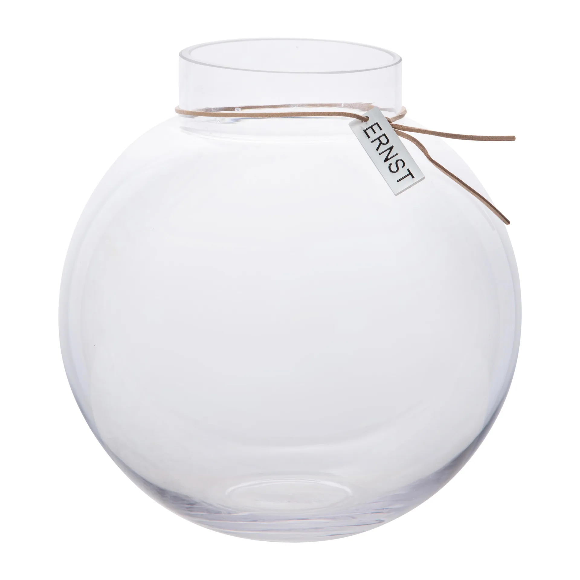 Ernst glass vase H22cm Ø21cm, clear ERNST