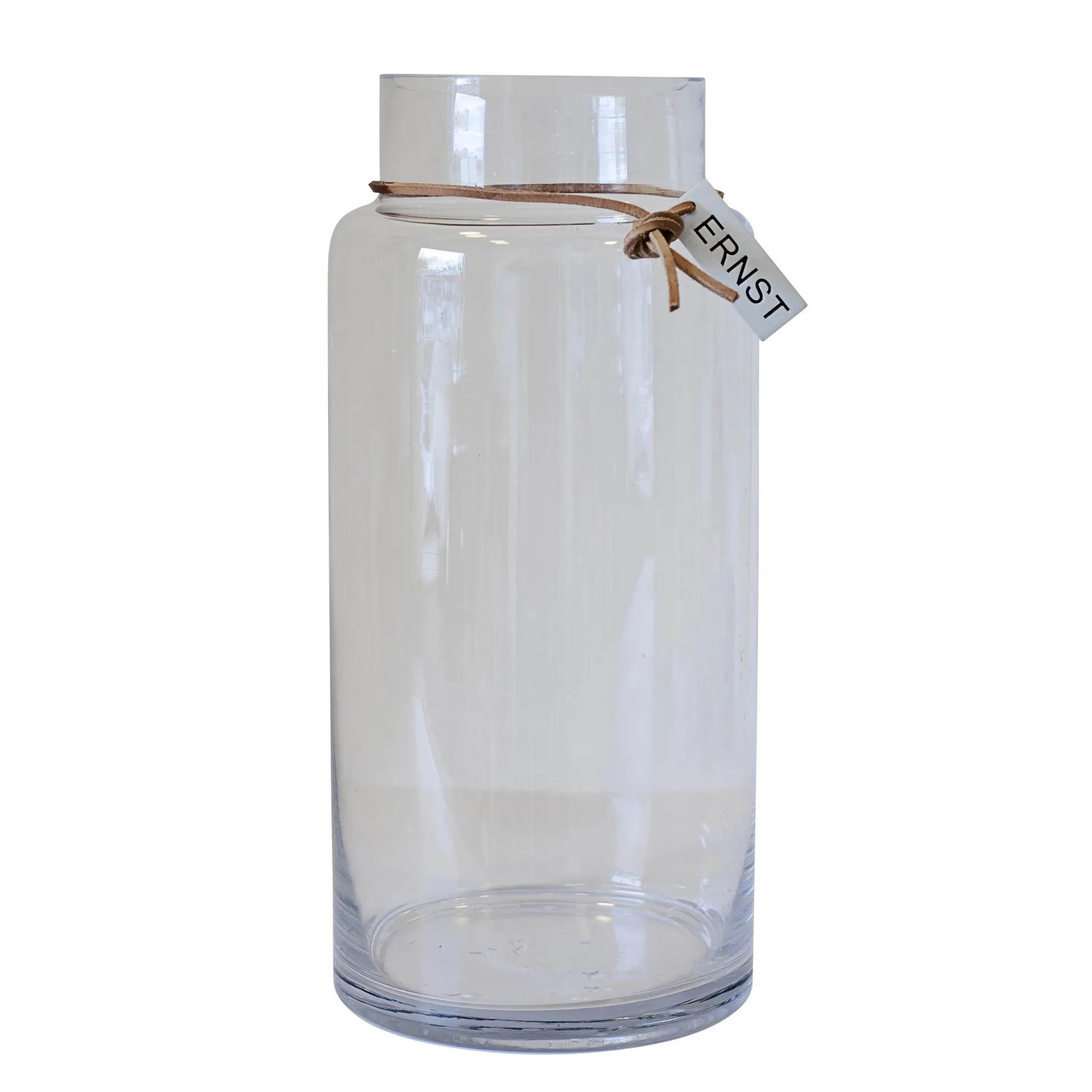 Ernst glass vase H33cm Ø11.5cm, clear ERNST