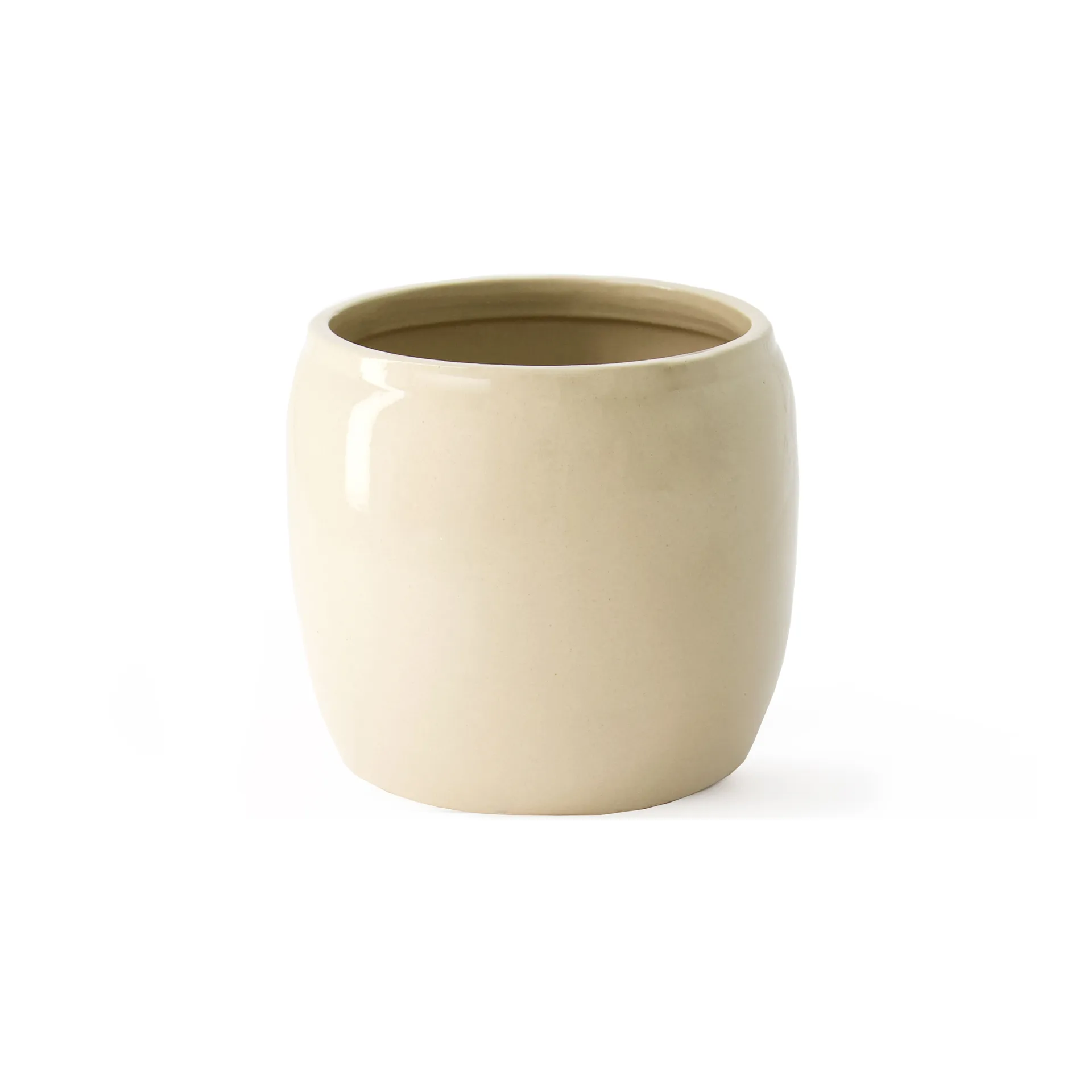 Ernst glazed flower pot Ø14 cm, Beige ERNST
