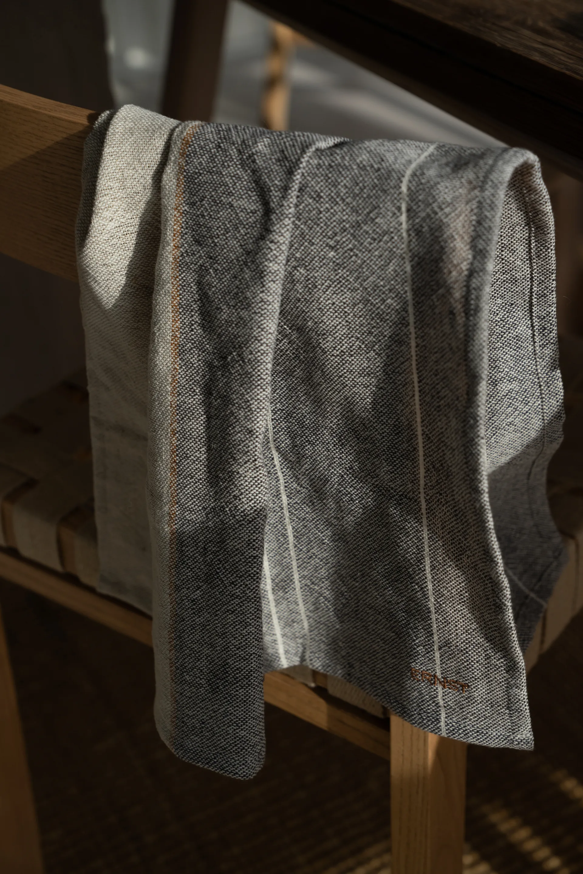 Ernst kitchen towel half linen 47x70 cm, Grey-natural ERNST