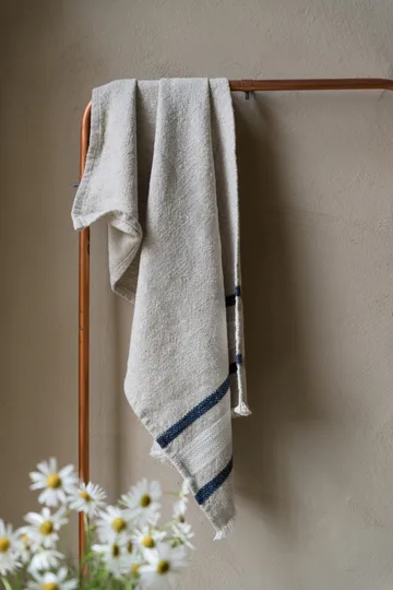 Ernst kitchen towel - Natural-white-blue, 47x70 cm - ERNST