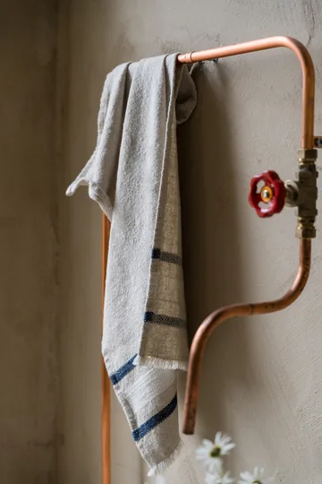 Ernst kitchen towel - Natural-white-blue, 47x70 cm - ERNST