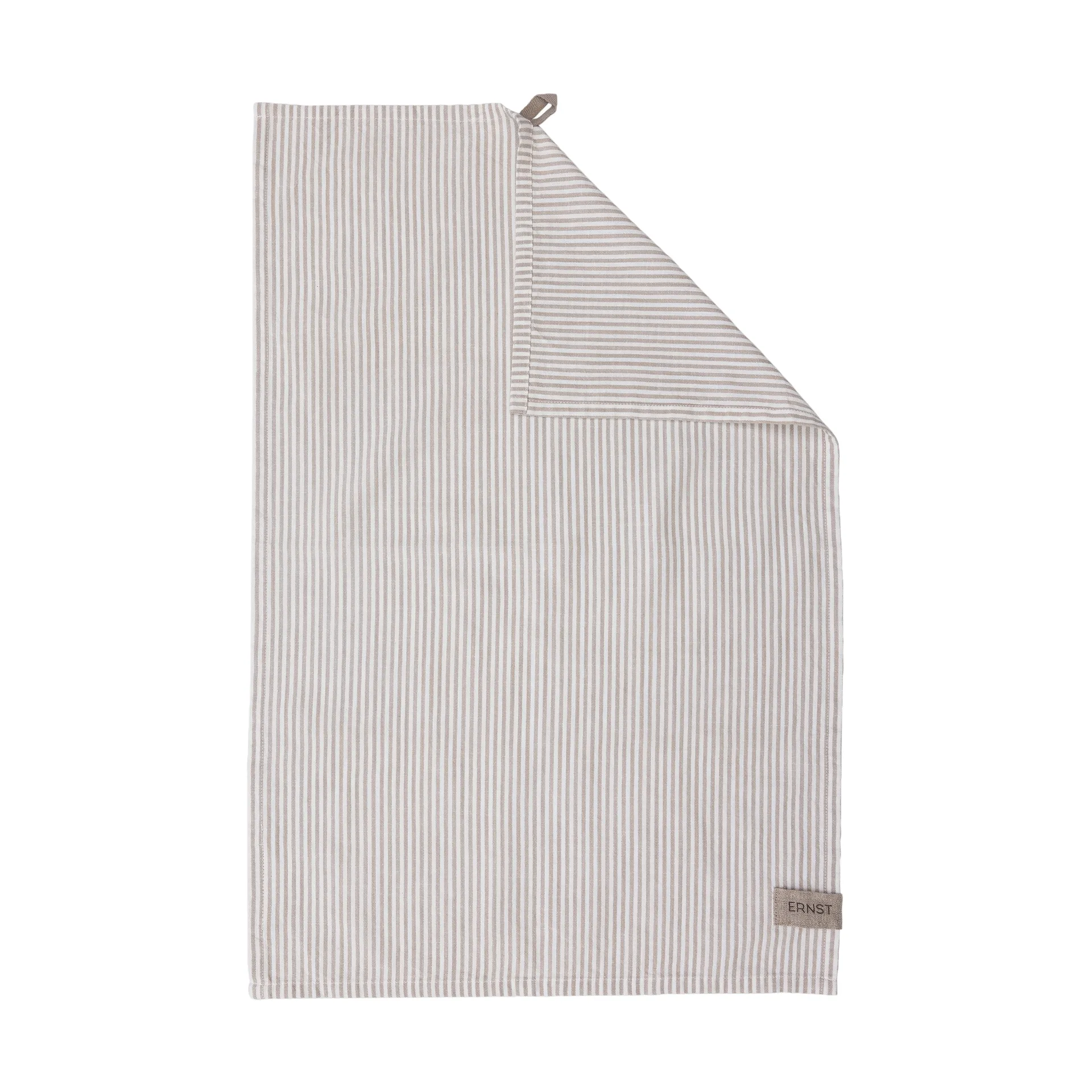 Ernst kitchen towel thin stripes 47x70 cm, Beige-white stripe ERNST