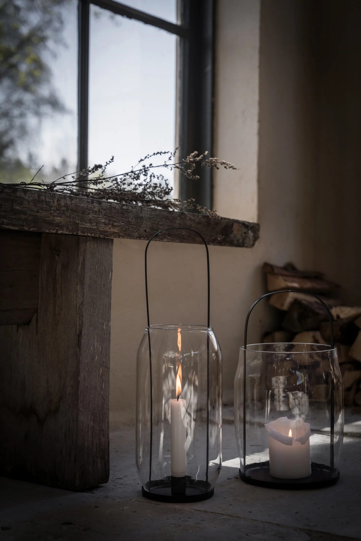 Ernst light lantern Ø16x30 cm, Beige ERNST