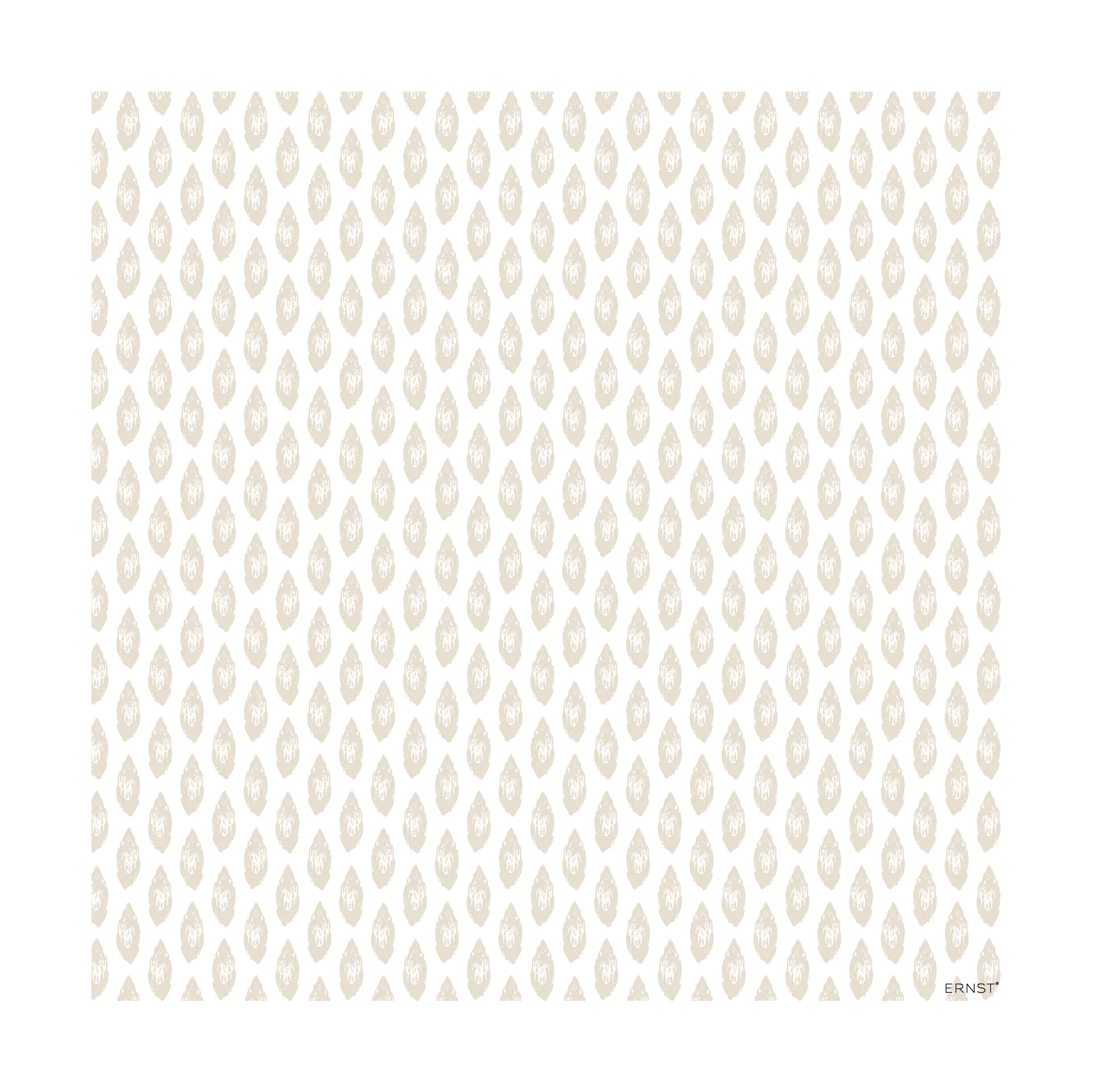 Ernst napkin almond 33x33 cm 20-pack, White-beige ERNST