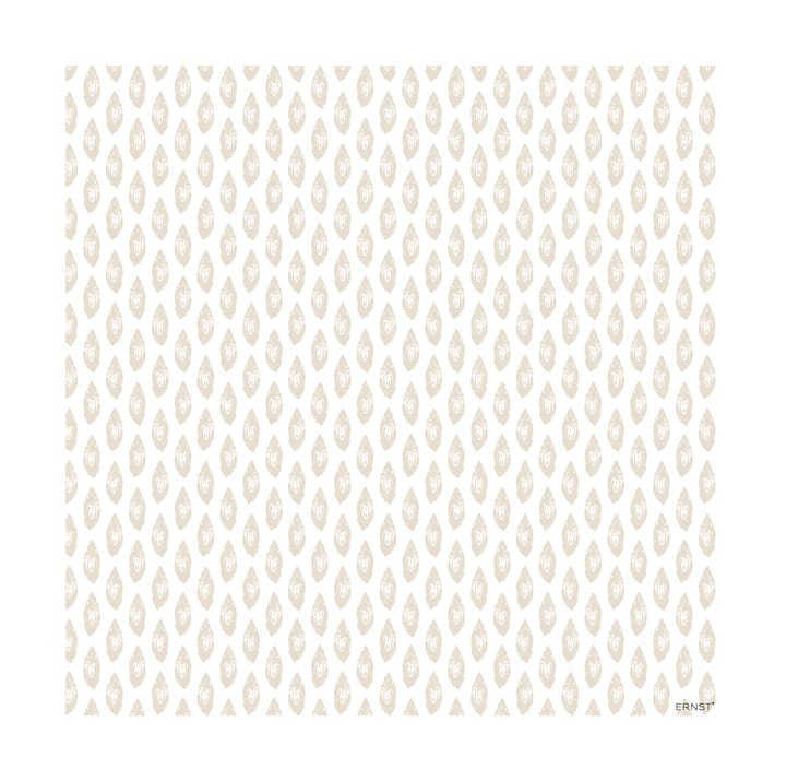 Ernst napkin almond 33x33 cm 20-pack - White-beige - ERNST