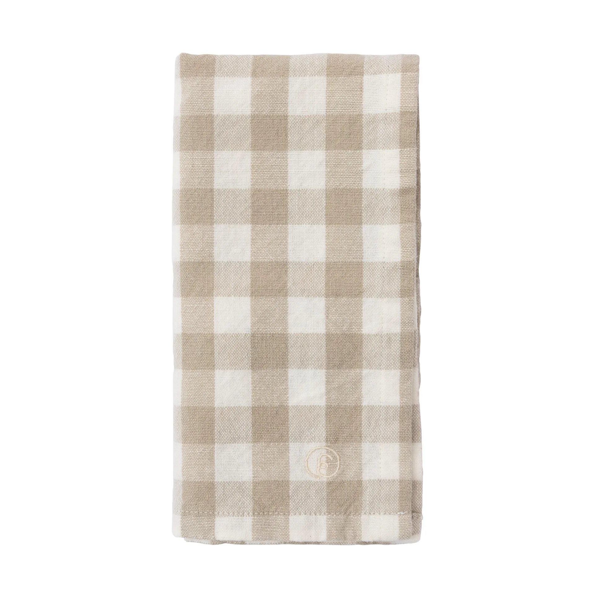 Ernst napkin checkered 40x40 cm, Beige-white ERNST