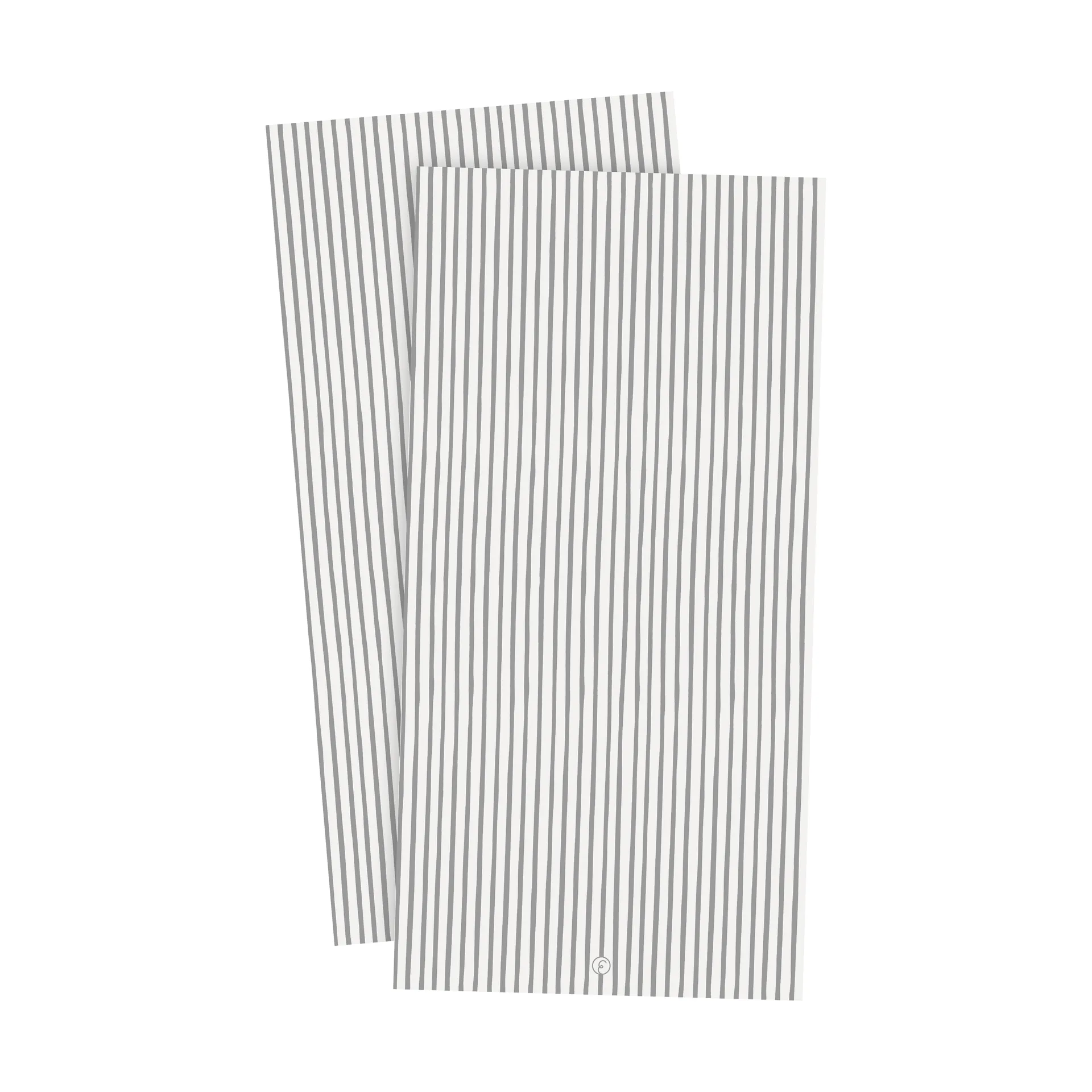 Ernst napkin striped 10x20 cm 20-pack, White-grey stripe ERNST
