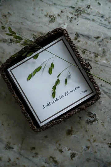 Ernst napkin with citat I det enkla 20-pack - Light grey - ERNST