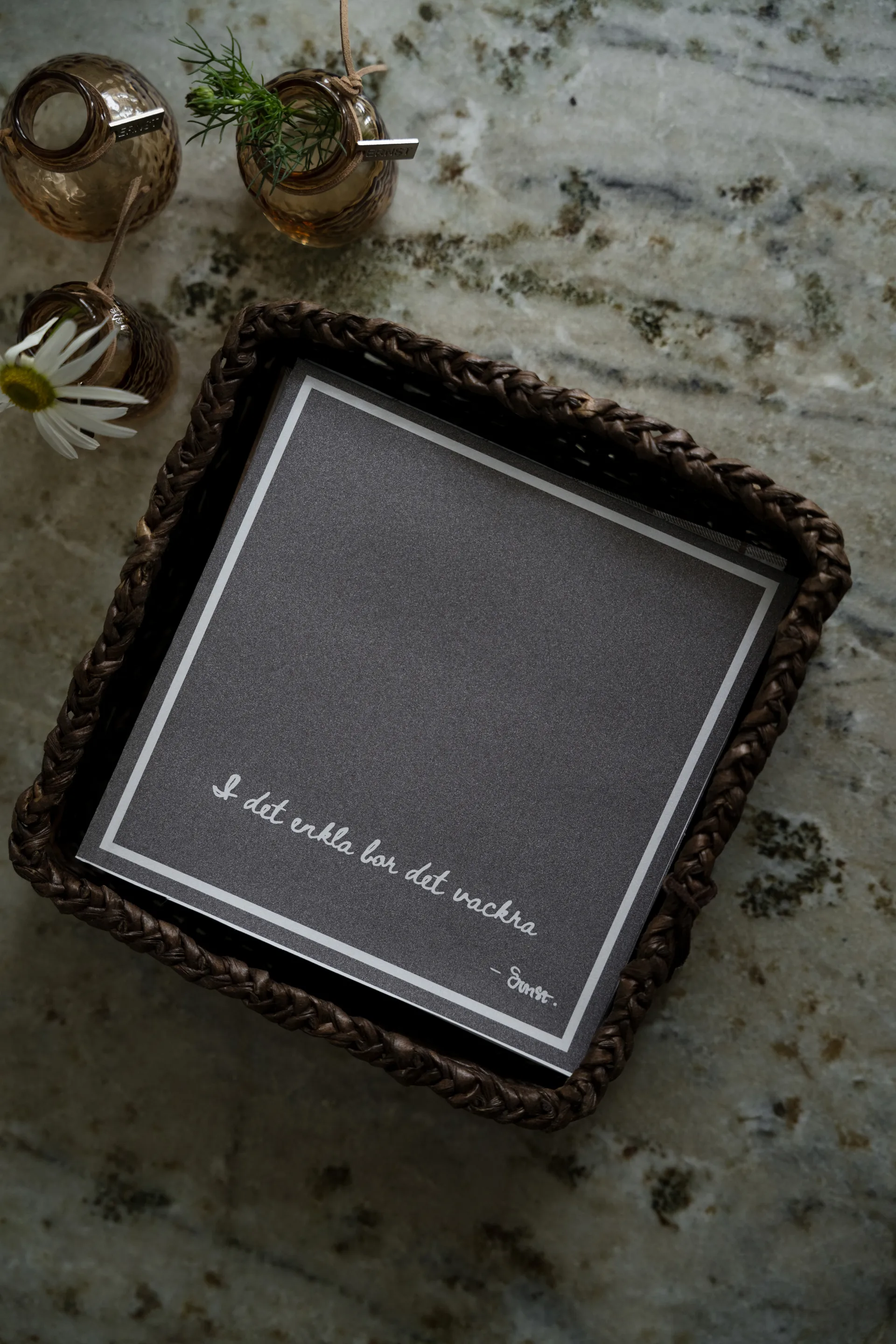 Ernst napkin with citat I det enkla 20-pack, Mole ERNST