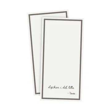 Ernst napkin with quote Lycka i det lilla 20-pack - White - ERNST