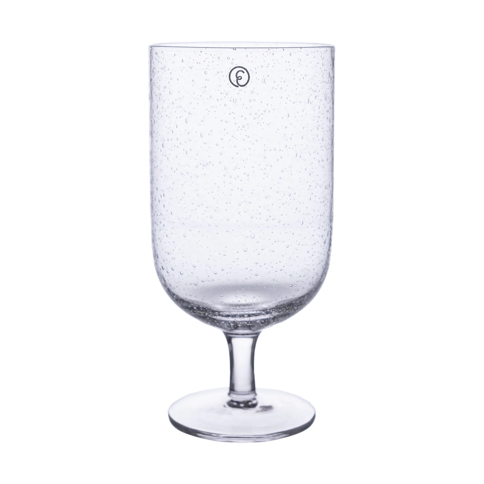 Ernst oil glass bubbly glass 45 cl 2-pack, Clear ERNST