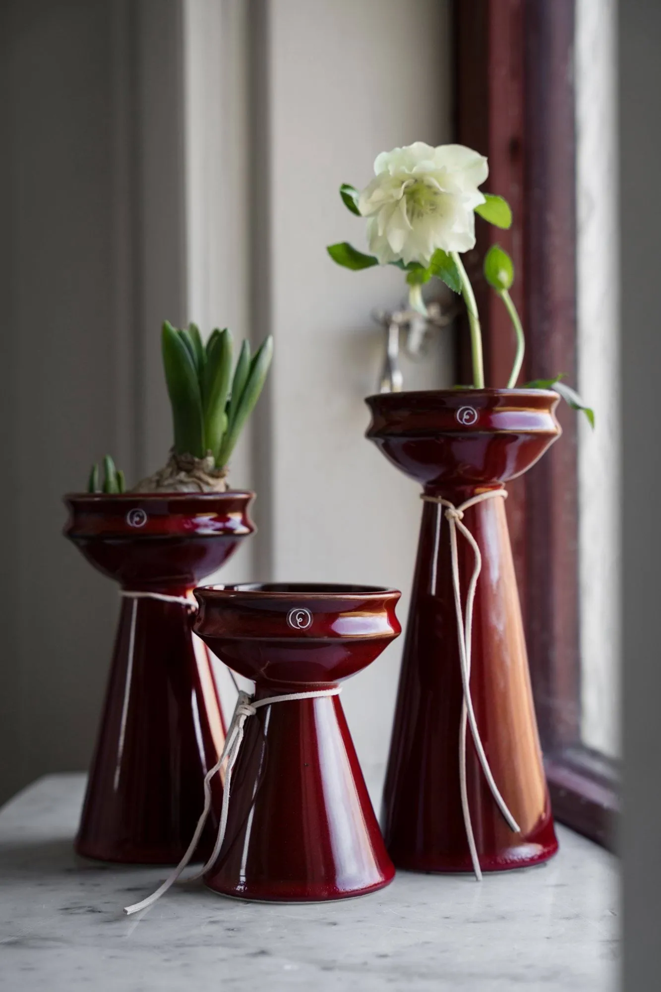 Ernst onion vase 20 cm, Red ERNST