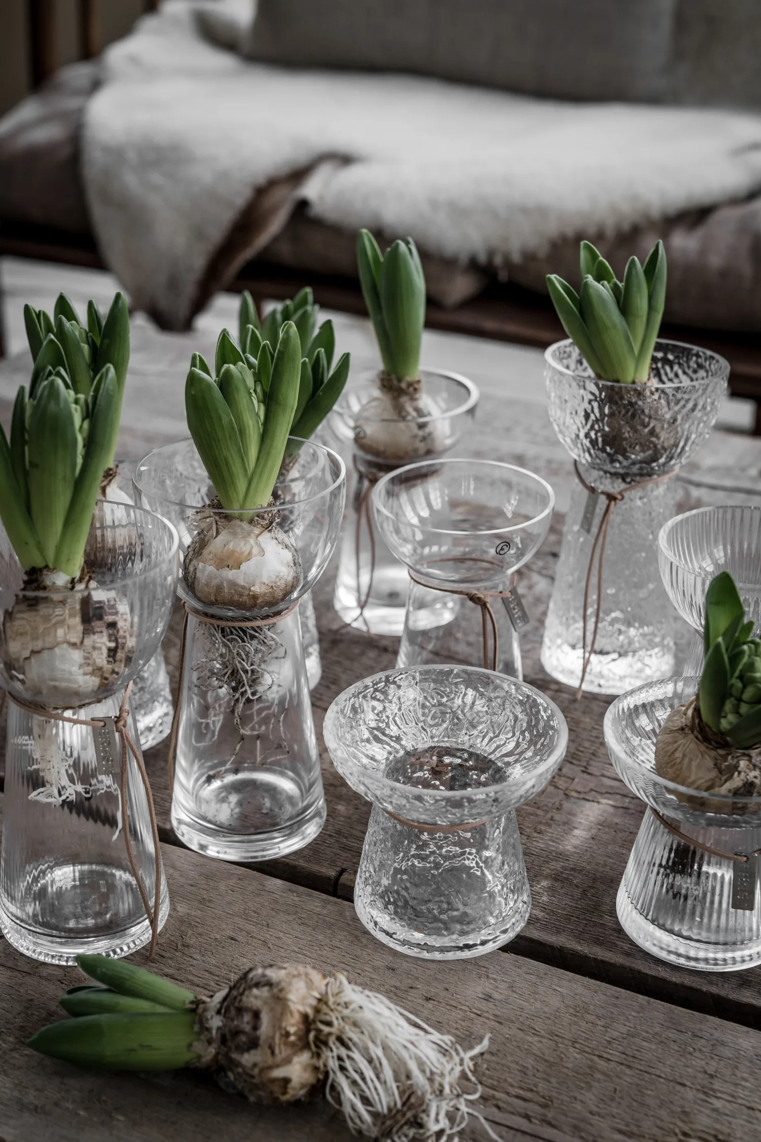 Ernst onion vase ribbed, 19 cm ERNST