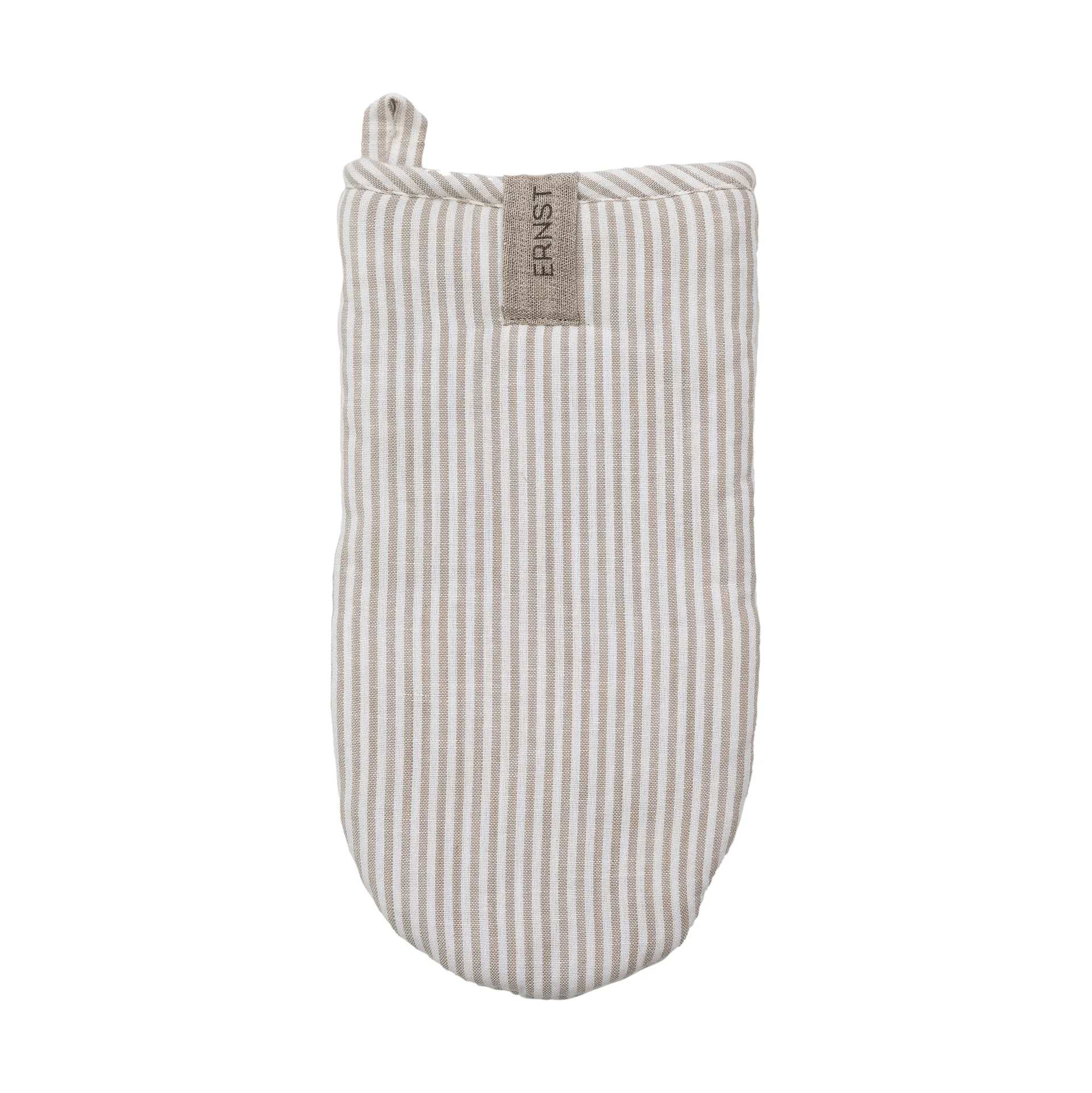 Ernst oven mitt striped, Beige-white stripe ERNST