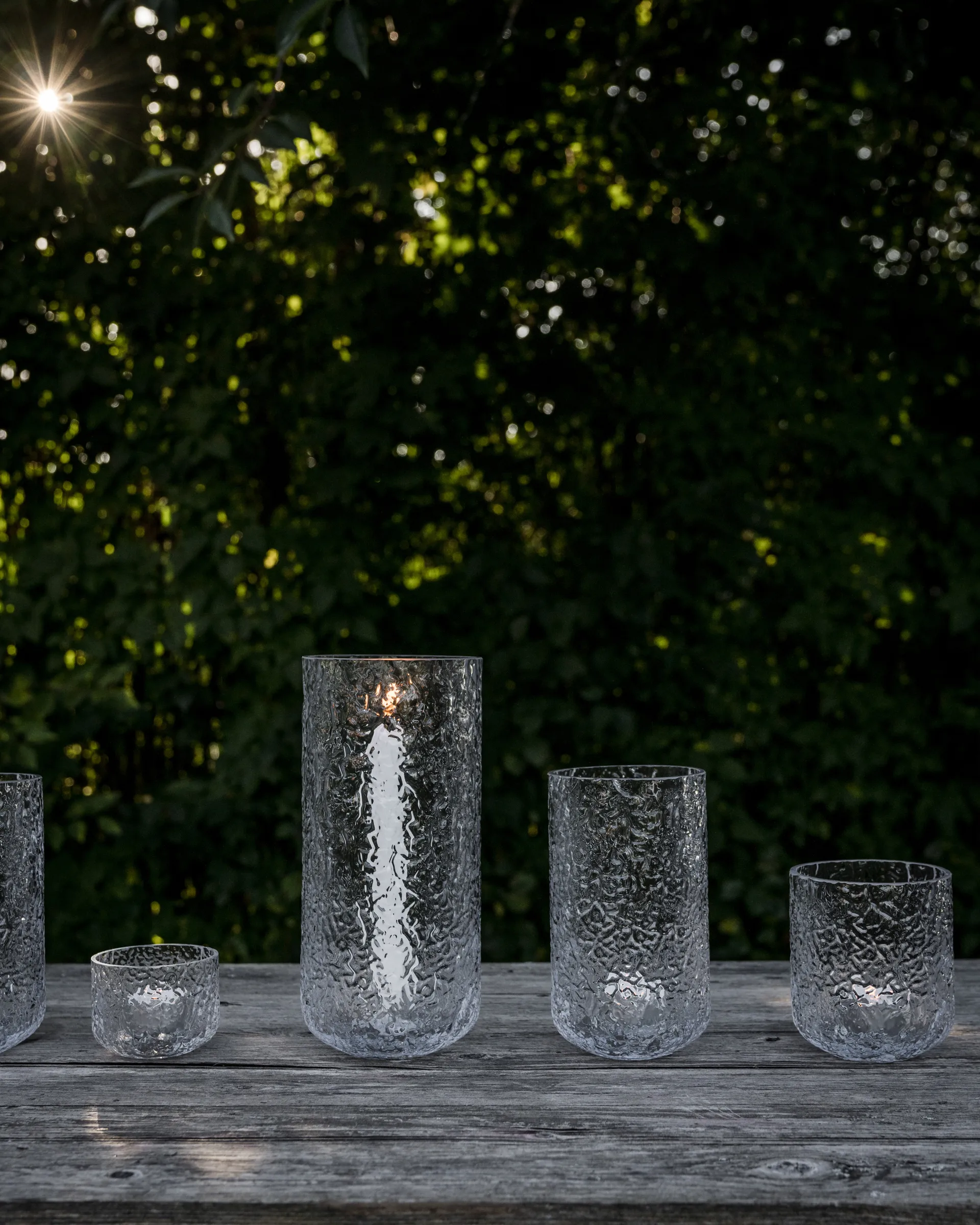 Ernst patterned candle holder, Ø10x9 cm ERNST