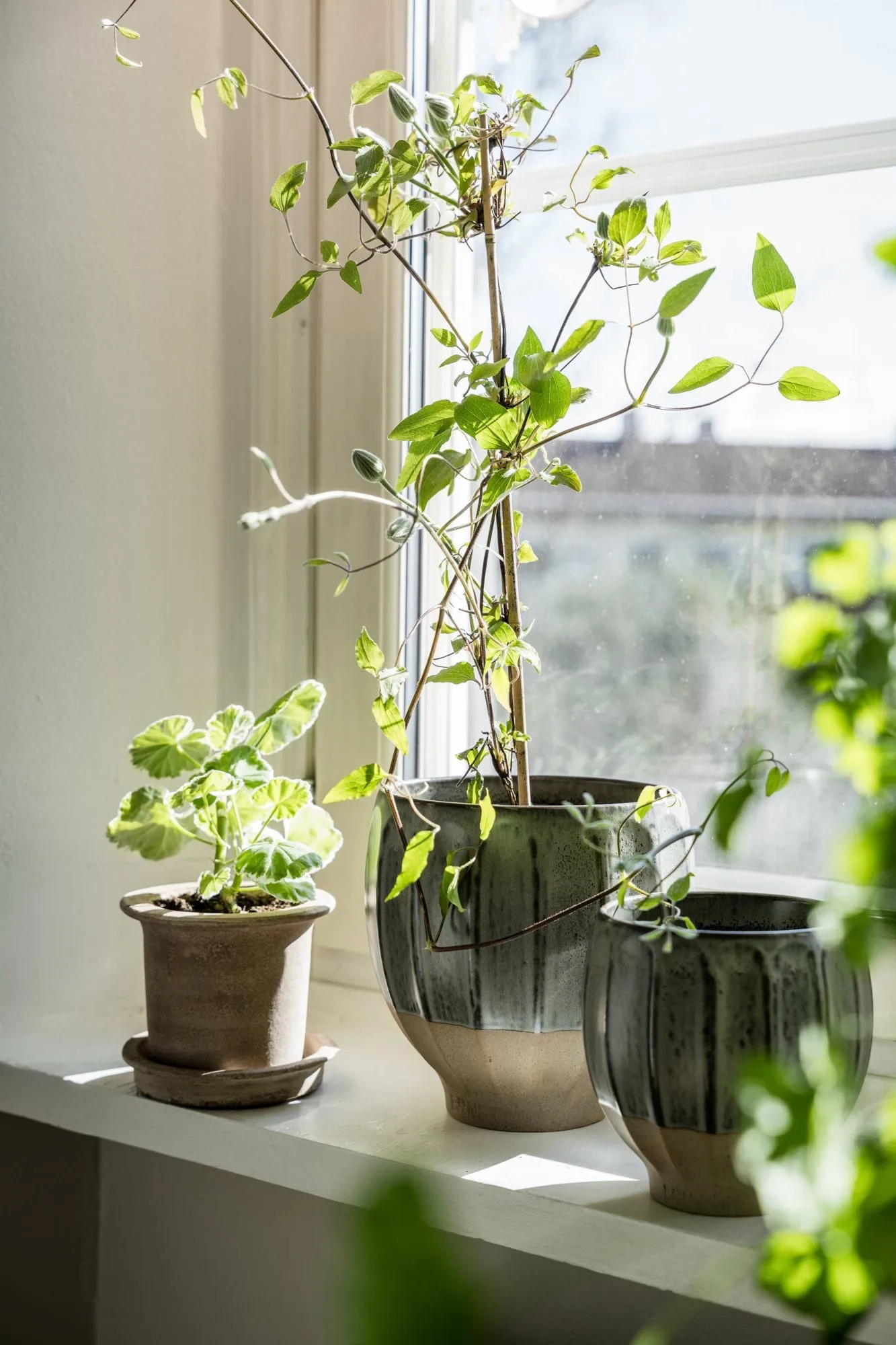Ernst plant pot, Grey-natural, Ø18x18 cm ERNST