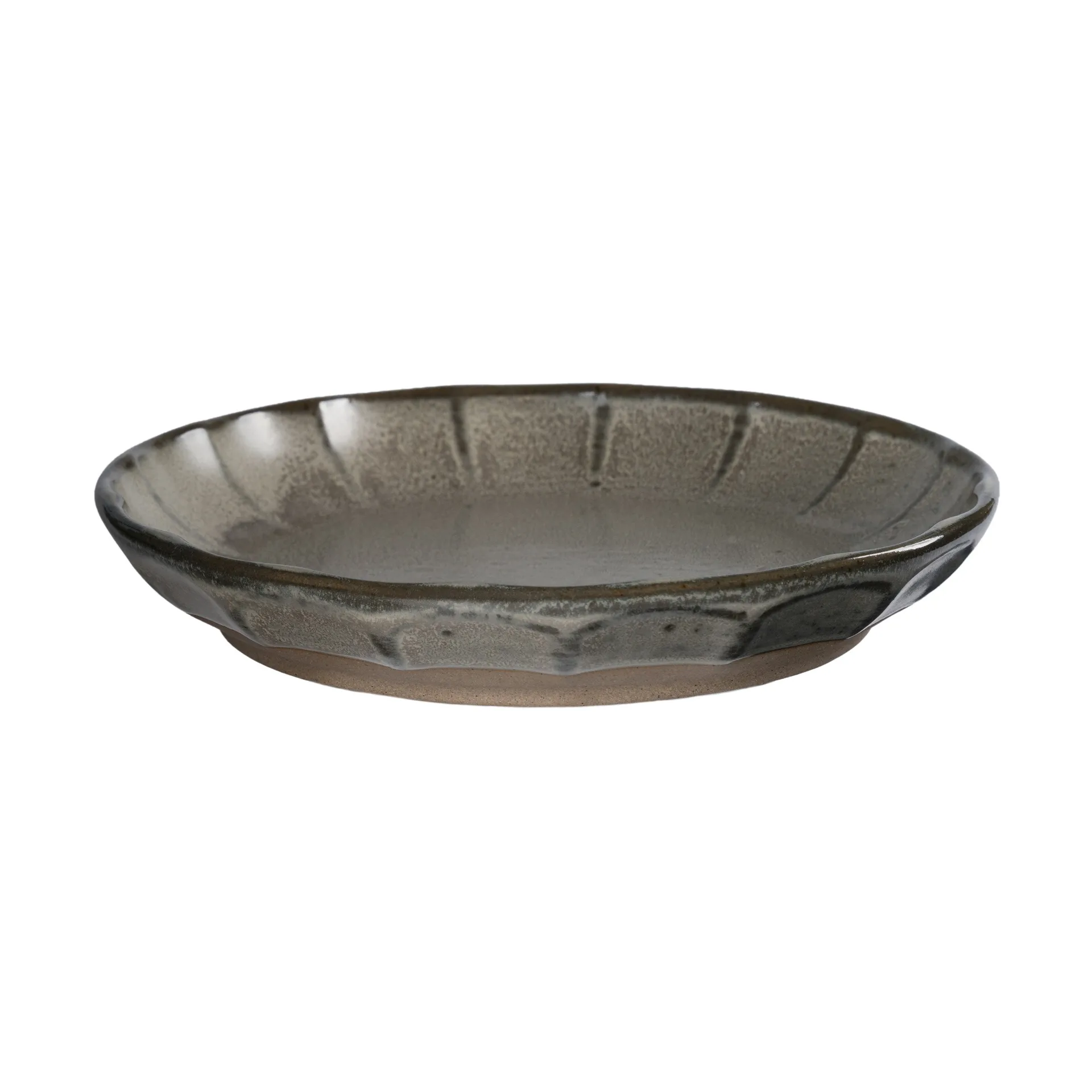 Ernst side plate stoneware, Grey-nature, Ø17x3 cm ERNST