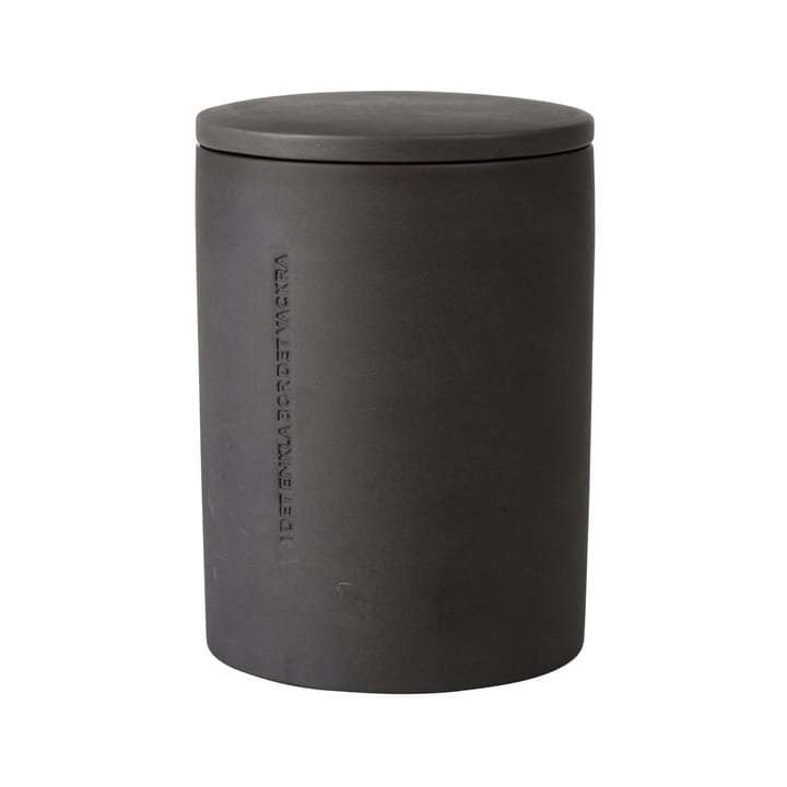 Ernst storage jar stoneware, dark grey ERNST