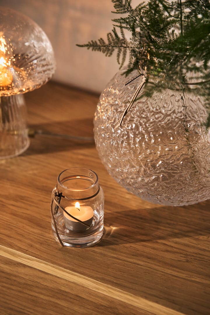 Ernst structure glass vase clear, Ø21 cm ERNST
