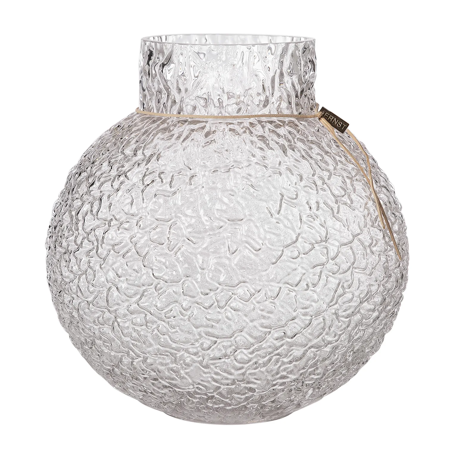 Ernst structure glass vase clear, Ø29x30 cm ERNST