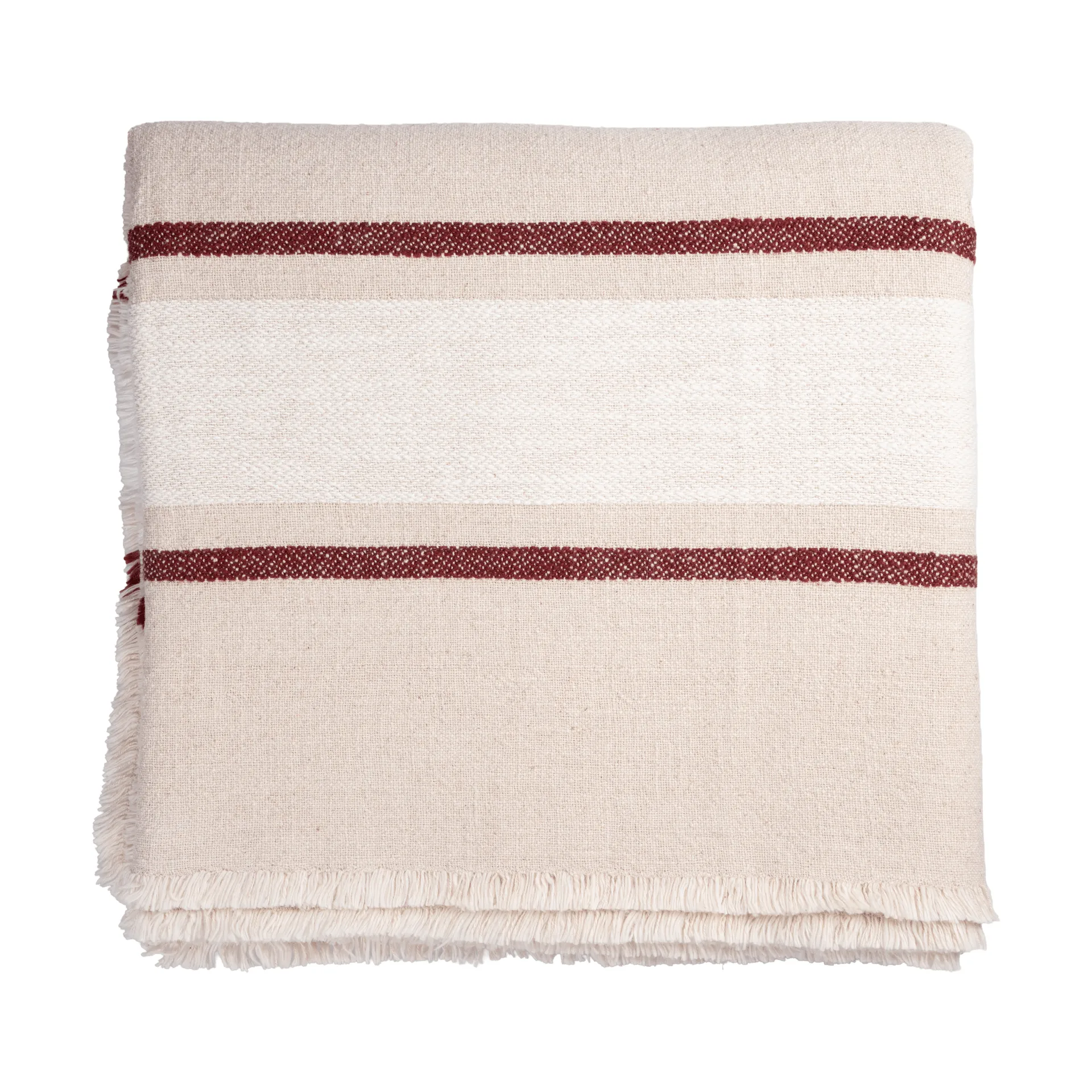 Ernst tablecloth, Natural-white-red, 145x300 cm ERNST