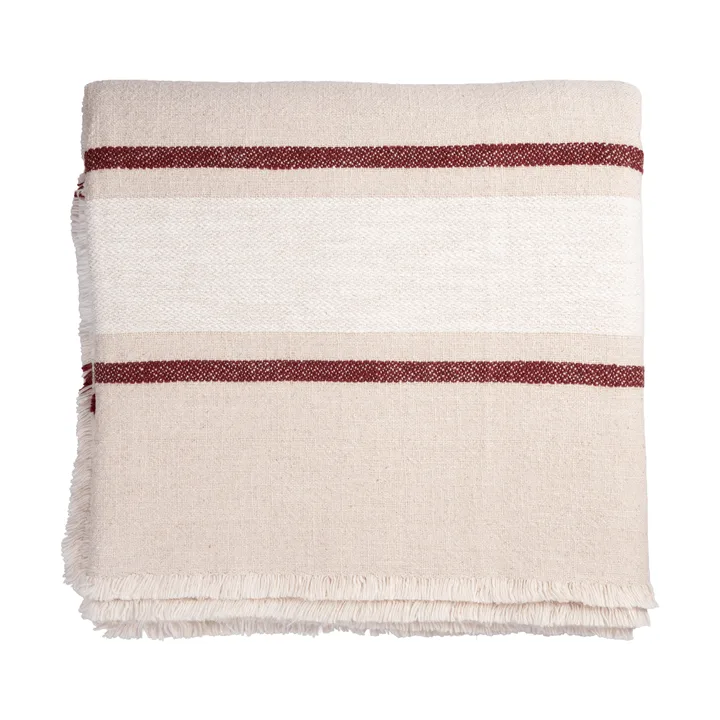 Ernst tablecloth - Natural-white-red, 145x300 cm - ERNST