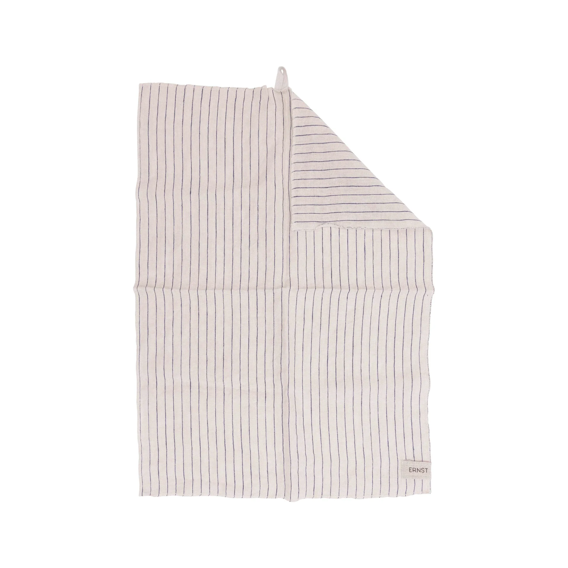 Ernst tea towel striped 50x70 cm, Blue-beige ERNST