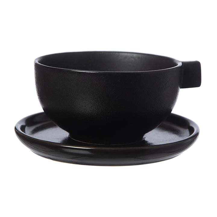 Ernst teacup with saucer 7.5 cm, Black ERNST