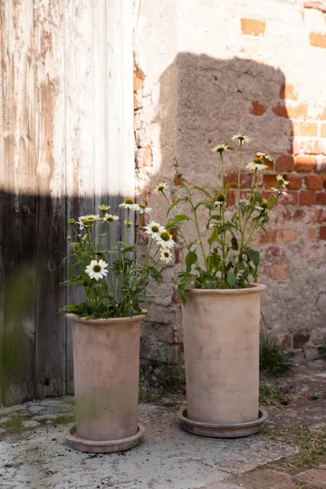 Ernst terracotta pot with saucer - Ø25x35 cm - ERNST