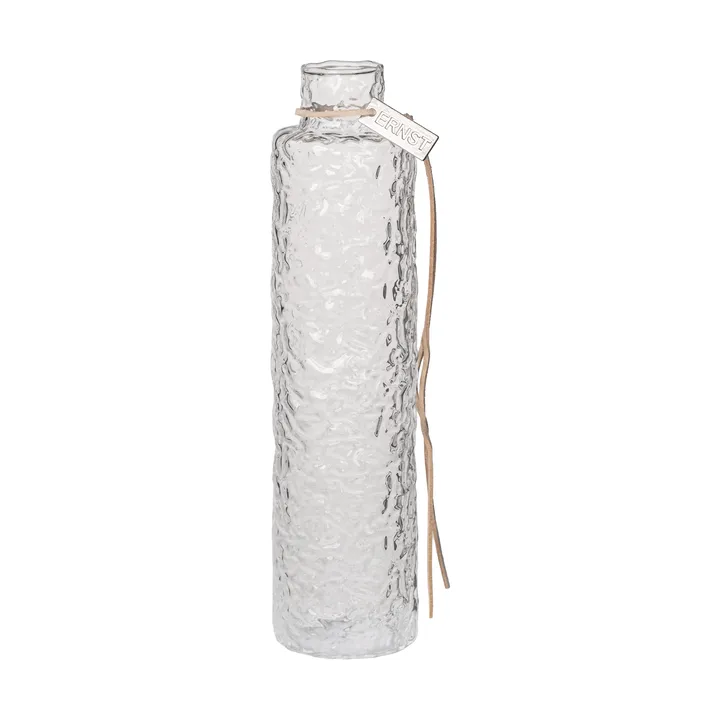 Ernst textured glass vase clear - Ø5x20 cm - ERNST