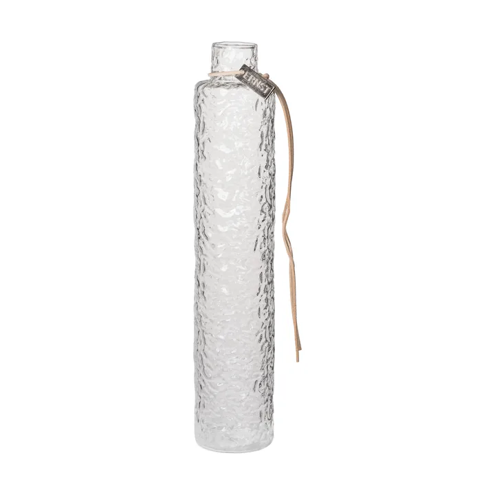 Ernst textured glass vase clear - Ø5x25 cm - ERNST