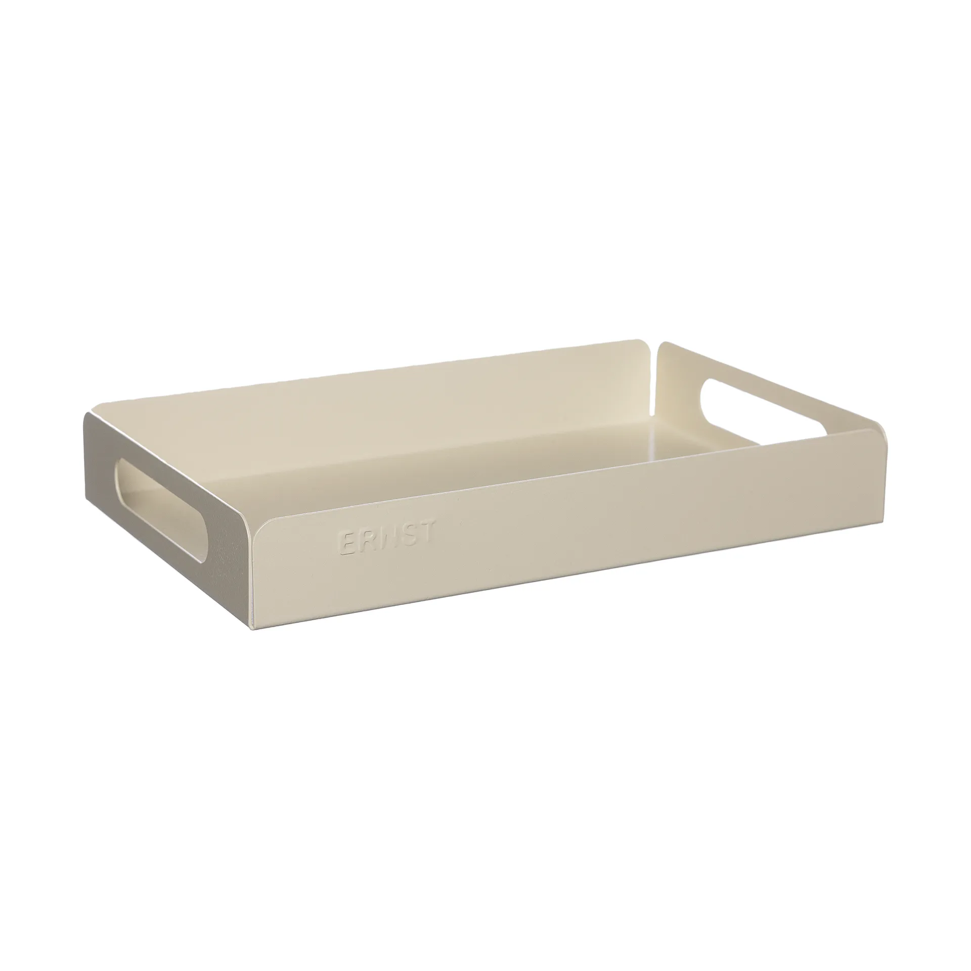 Ernst tray metal 18x28.5 cm, Cream white ERNST