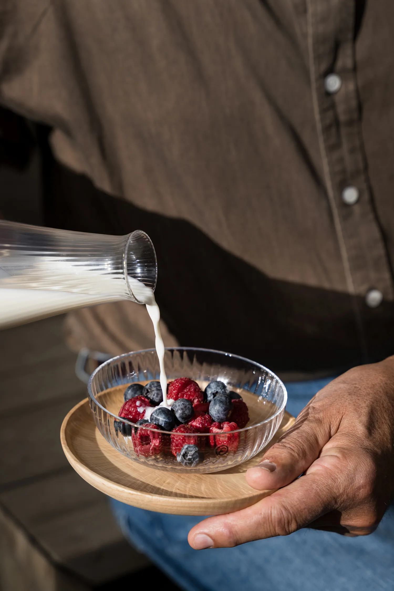 Ernst wooden tray, Rubberwood, Ø16.5 cm ERNST