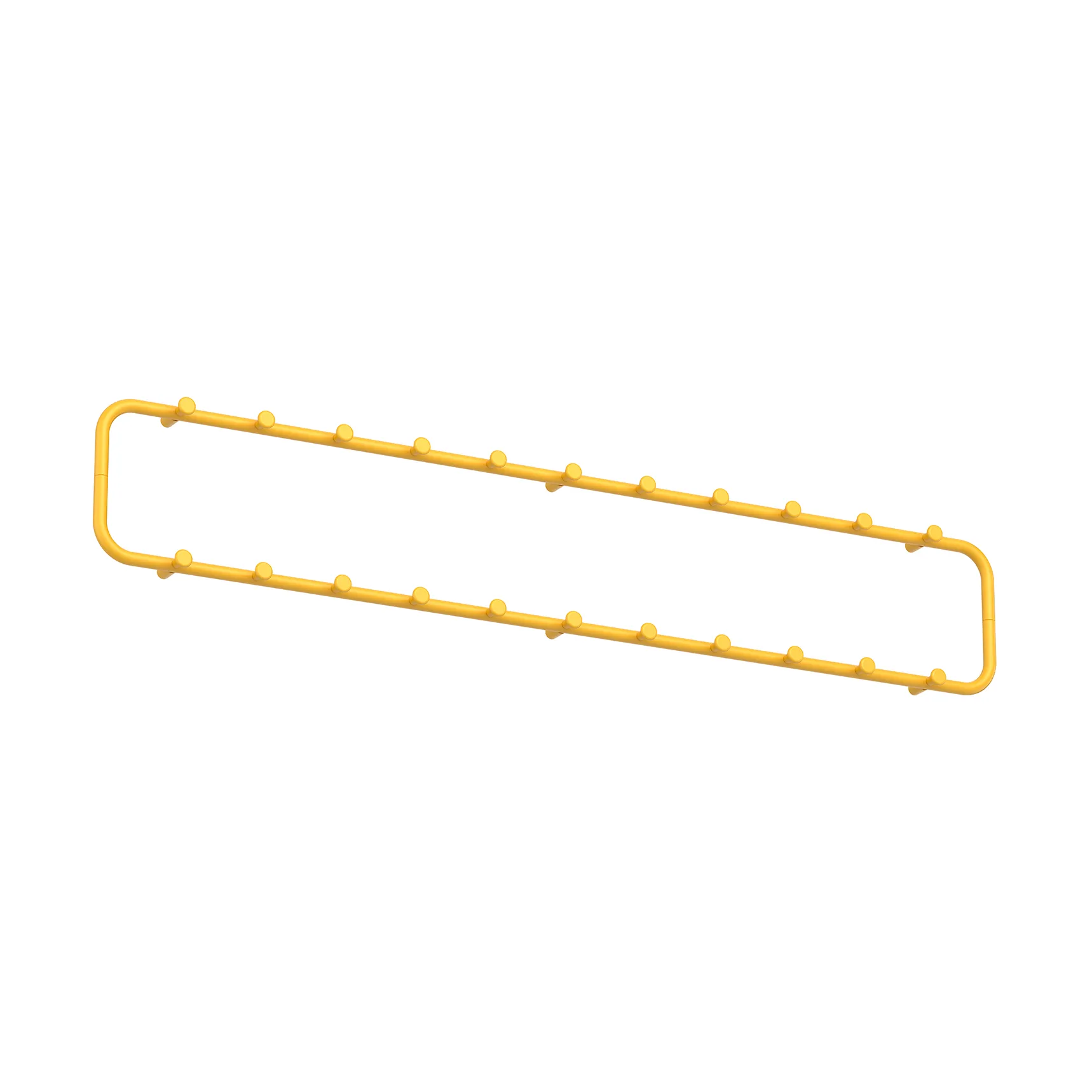Classic coat rack 120 cm, Sun yellow Essem Design