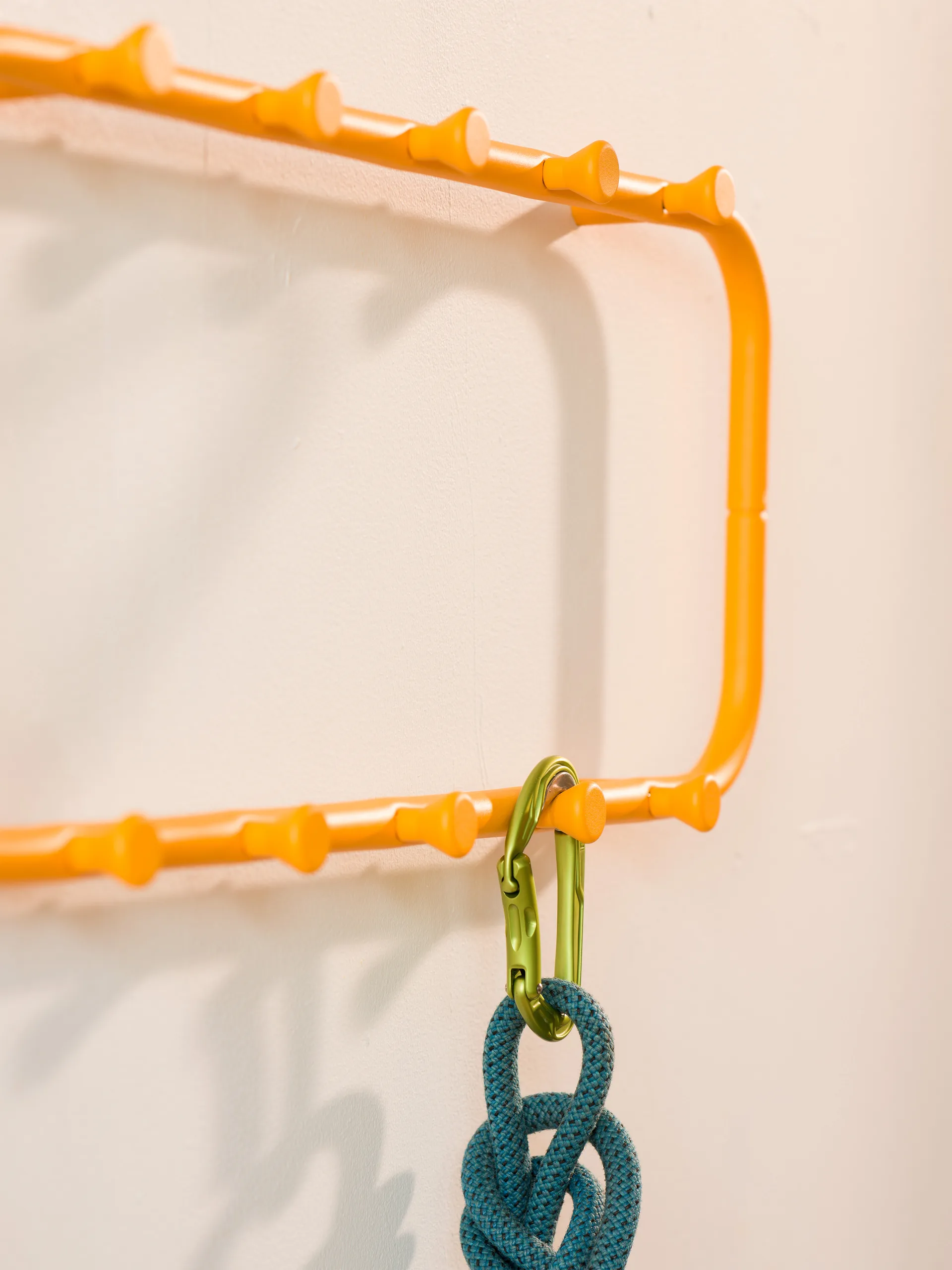 Classic coat rack 120 cm, Sun yellow Essem Design