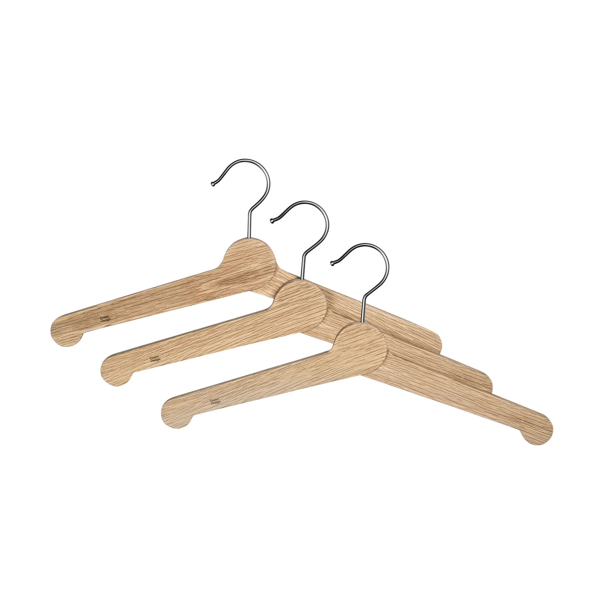 Nostalgi clothes hanger 3-pack, Oak Essem Design
