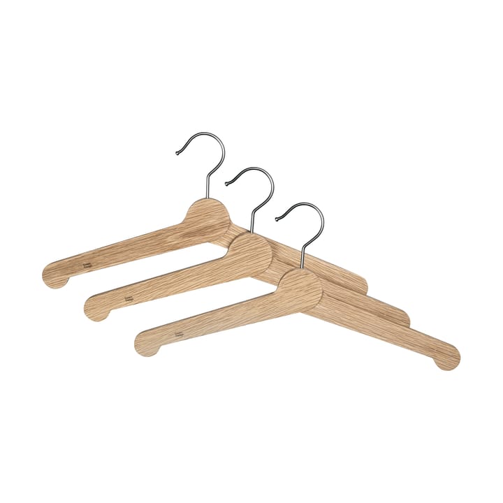 Nostalgi clothes hanger 3-pack - Oak - Essem Design