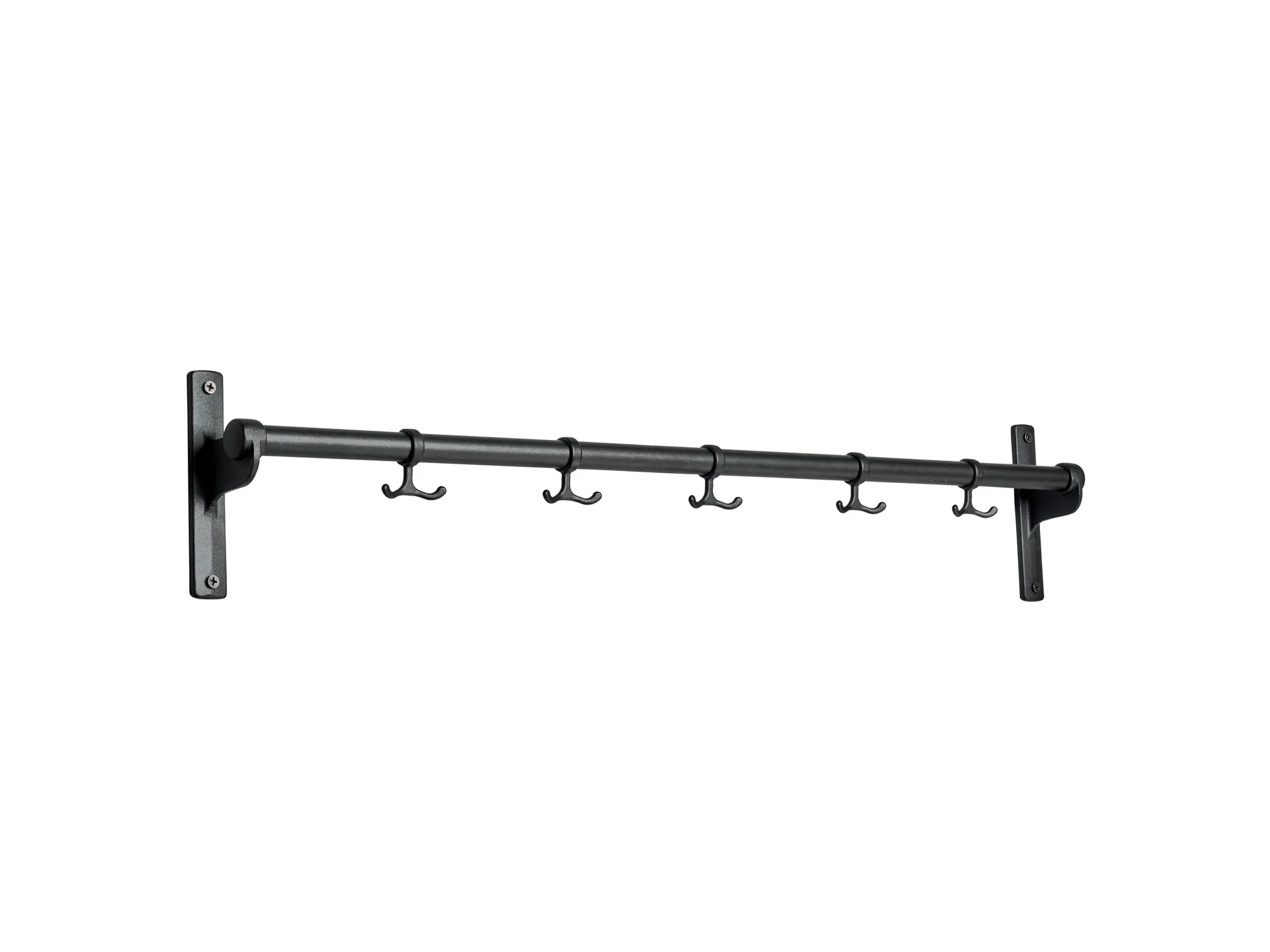 Nostalgi hook 100 cm, Black-aluminium Essem Design