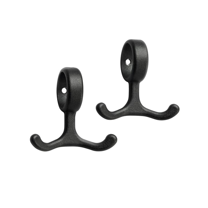 Nostalgi hook 2-pack, black Essem Design